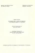 Book cover of The burning light, action and organizing in the Mexican community in California