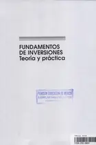 Book cover of Fundamentos de inversiones
