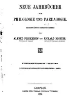 Book cover of Neue Jahrbücher für Philologie und Paedogogik