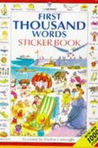 Book cover of First Thousand Words Sticker Book