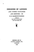 Book cover of Diogenes of London and other fantasies and sketches