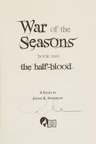 Book cover of The half-blood