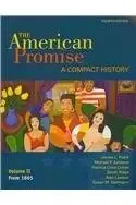 Book cover of The American Promise/ Reading the American Past