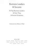 Book cover of Business leaders & success