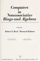 Book cover of Computers in nonassociative rings and algebras