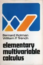Book cover of Elementary multivariable calculus