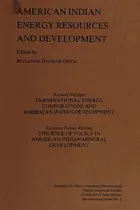 Book cover of American Indian energy resources and development