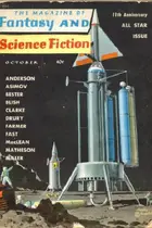 Book cover of The Magazine of Fantasy and Science Fiction, October 1960
