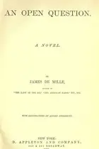 Book cover of An open question