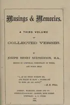 Book cover of Musings & memories