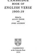 Book cover of Cambridge book of English verse 1900-39