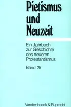 Book cover of Pietismus und Neuzeit Band 25 - 1999