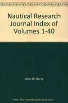 Book cover of Nautical research journal, index of volumes 1-40