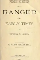 Book cover of Reminiscences of a Ranger
