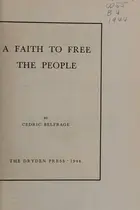 Book cover of Faith to Free the People