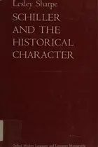 Book cover of Schiller and the historical character