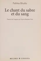 Book cover of Le chant du sabre et du sang