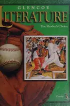 Book cover of Glencoe literature--the reader's choice--course 3