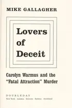 Book cover of Lovers of deceit