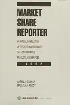 Book cover of Market Share Reporter 92