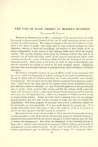 Book cover of The use of loan credit in modern business
