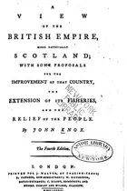 Book cover of View of the British Empire, More Especially Scotland: With Some Proposals for the Improvement of ..