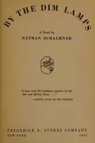 Book cover of By the dim lamps,