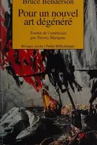 Book cover of Pour un nouvel art dégénéré