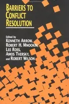Book cover of Barriers to Conflict Resolution