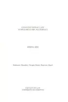 Book cover of Constitutional law