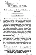 Book cover of Merchant Shipping Act, 1894: Official Notices