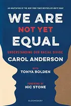 Book cover of We are not yet equal