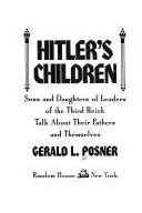 Book cover of Hitler's Children
