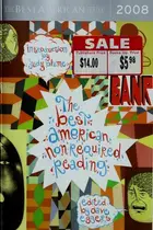 Book cover of The Best American Nonrequired Reading 2008