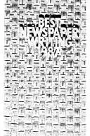 Book cover of Best newspaper writing 1987