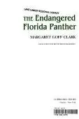 Book cover of The endangered Florida panther