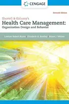 Book cover of Shortell & Kaluzny's Health Care Management