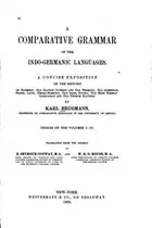 Book cover of A Comparative Grammar of the Indo-Germanic Languages: A Concise Exposition ...