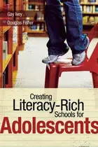 Book cover of Creating literacy-rich schools for adolescents