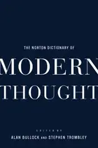 Book cover of The Norton dictionary of modern thought