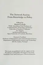 Book cover of Network Society