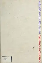 Book cover of American painting in the twentieth century