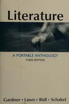 Book cover of Literature, A Portable Anthology--Third edition