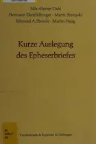 Book cover of Kurze Auslegung des Epheserbriefes