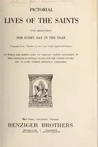 Book cover of Pictorial lives of the saints