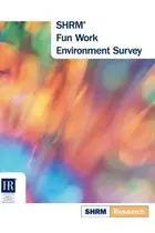 Book cover of SHRM fun work environment survey