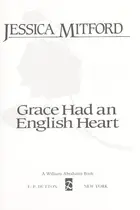 Book cover of Grace had an English heart