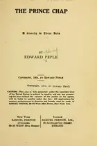 Book cover of The prince chap