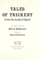 Book cover of Tales of trickery from the Land of Spoof