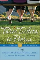 Book cover of Three tickets to Peoria